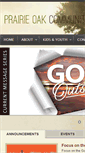 Mobile Screenshot of prairieoakchurch.net
